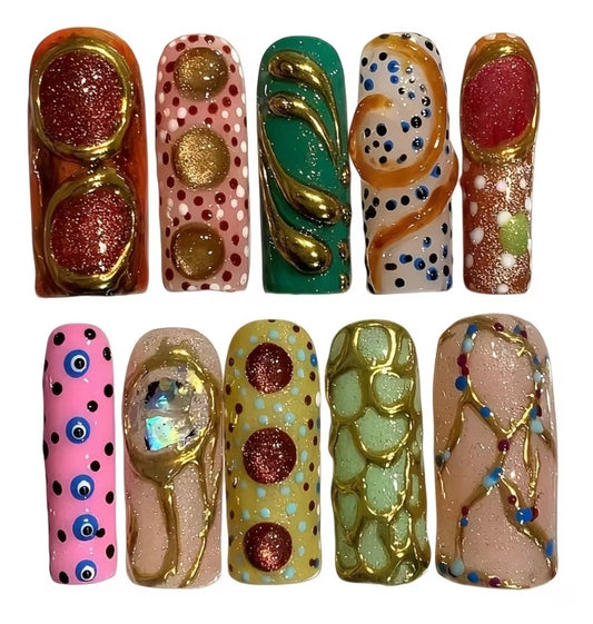 Mosaic Nail Set