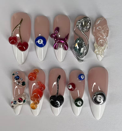 Futuristic nail set