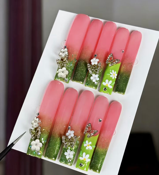 Fairy garden nails