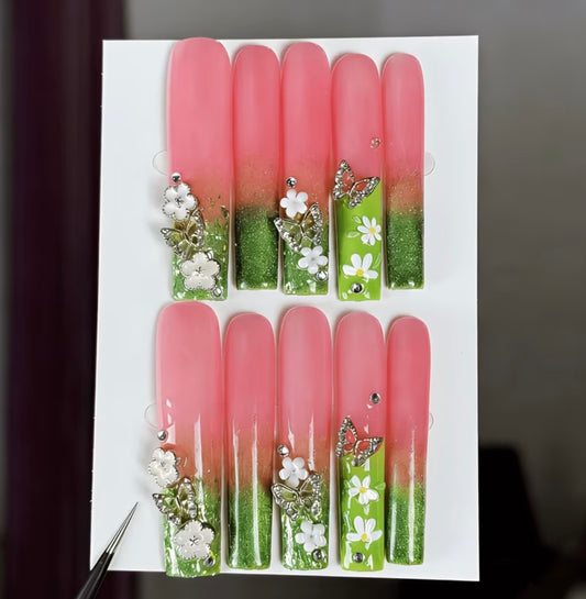 Fairy garden nails